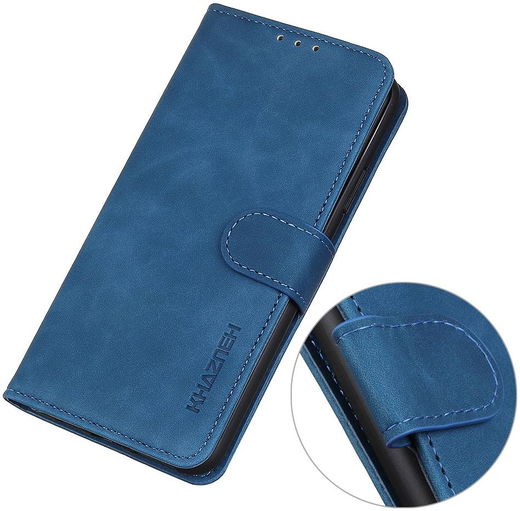 KHAZNEH Sony Xperia 1 III Hoesje Retro Wallet Book Case Blauw afbeelding 9