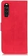 KHAZNEH Sony Xperia 10 III Hoesje Retro Wallet Book Case Rood afbeelding 3