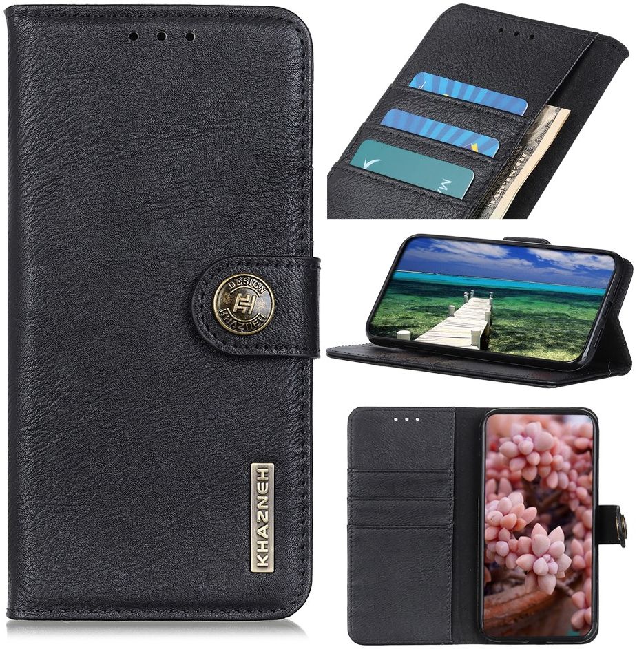 KHAZNEH Sony Xperia 10 III Hoesje Wallet Book Case Zwart afbeelding 8