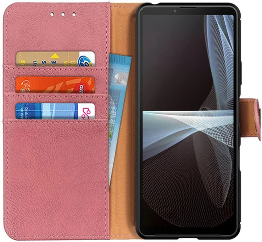 KHAZNEH Sony Xperia 10 III Hoesje Wallet Book Case Roze afbeelding 1