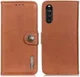 KHAZNEH Sony Xperia 10 III Hoesje Wallet Book Case Bruin afbeelding 6