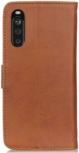 KHAZNEH Sony Xperia 10 III Hoesje Wallet Book Case Bruin afbeelding 3