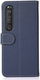 KHAZNEH Sony Xperia 1 III Hoesje Wallet Book Case Echt Leer Blauw afbeelding 3