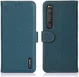 KHAZNEH Sony Xperia 1 III Hoesje Wallet Book Case Echt Leer Groen afbeelding 8