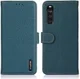 KHAZNEH Sony Xperia 10 III Hoesje Wallet Book Case Echt Leer Groen afbeelding 8