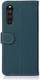 KHAZNEH Sony Xperia 10 III Hoesje Wallet Book Case Echt Leer Groen afbeelding 3