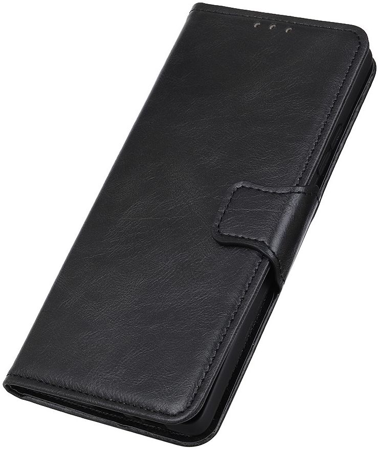 Sony Xperia 10 III Hoesje Portemonnee Book Case Kunstleer Zwart afbeelding 5