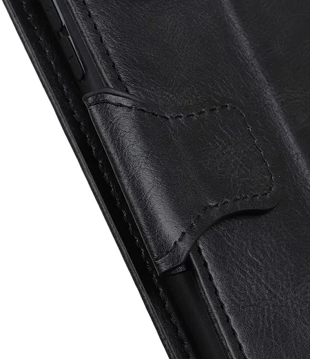 Sony Xperia 10 III Hoesje Portemonnee Book Case Kunstleer Zwart afbeelding 6