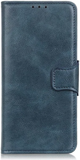 Sony Xperia 10 III Hoesje Portemonnee Book Case Kunstleer Blauw afbeelding 3