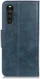 Sony Xperia 10 III Hoesje Portemonnee Book Case Kunstleer Blauw afbeelding 2