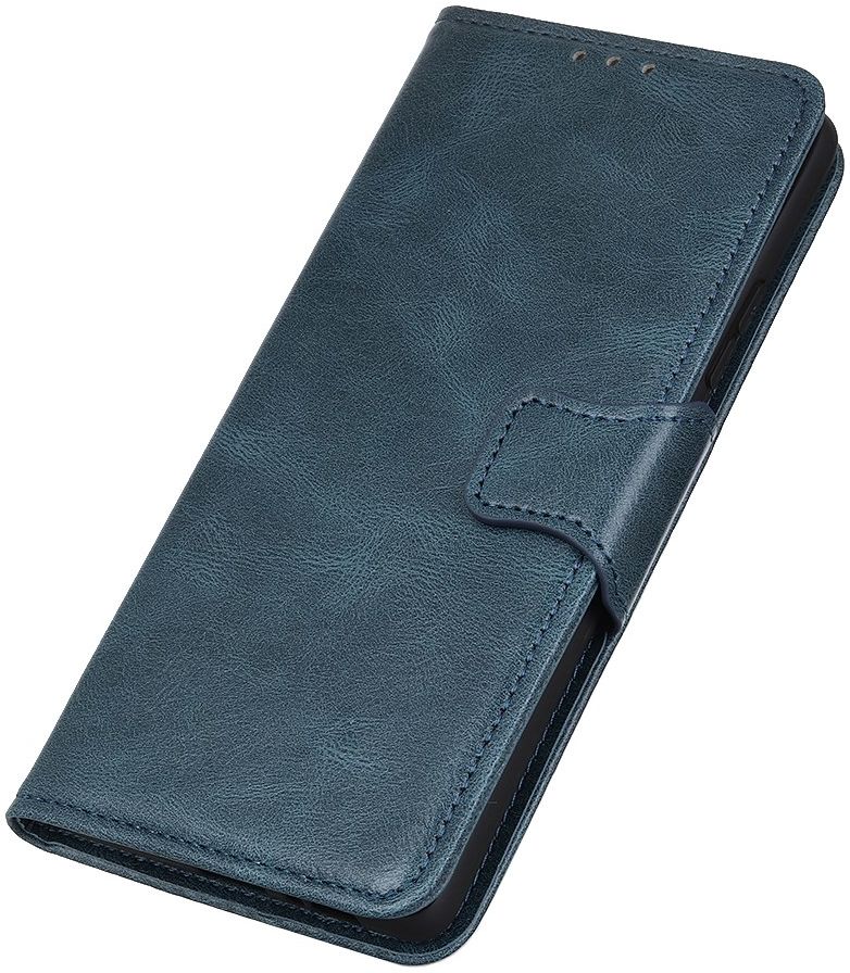 Sony Xperia 10 III Hoesje Portemonnee Book Case Kunstleer Blauw afbeelding 5