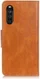 Sony Xperia 10 III Hoesje Portemonnee Book Case Kunstleer Bruin afbeelding 2
