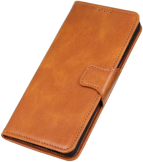 Sony Xperia 10 III Hoesje Portemonnee Book Case Kunstleer Bruin afbeelding 5