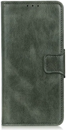Sony Xperia 10 III Hoesje Portemonnee Book Case Kunstleer Groen afbeelding 3