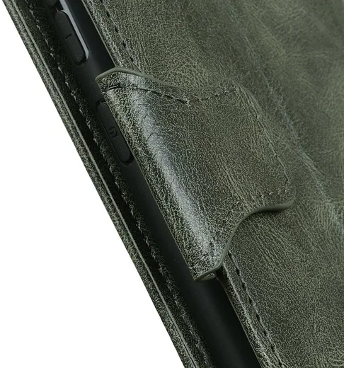 Sony Xperia 10 III Hoesje Portemonnee Book Case Kunstleer Groen afbeelding 6