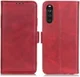 Sony Xperia 10 III Hoesje Portemonnee Kunstleer Book Case Rood afbeelding 7