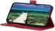 Sony Xperia 10 III Hoesje Portemonnee Kunstleer Book Case Rood afbeelding 4