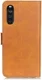 Sony Xperia 10 III Hoesje Portemonnee Kunstleer Book Case Lichtbruin afbeelding 2