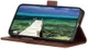 Sony Xperia 10 III Hoesje Portemonnee Kunstleer Book Case Bruin afbeelding 4