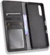 Sony Xperia 10 III Hoesje Book Case Vintage Portemonnee Zwart afbeelding 6