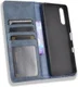 Sony Xperia 10 III Hoesje Book Case Vintage Portemonnee Blauw afbeelding 5