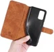 Xiaomi Redmi 9T Hoesje Retro Wallet Book Case Bruin afbeelding 3