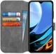 Xiaomi Redmi 9T Hoesje Retro Wallet Book Case Grijs afbeelding 1