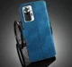 Xiaomi Redmi Note 10 Pro Hoesje Retro Wallet Book Case Blauw afbeelding 10