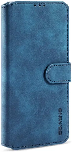 Xiaomi Redmi Note 10 Pro Hoesje Retro Wallet Book Case Blauw afbeelding 5