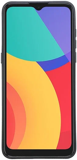 Alcatel 1S / 3L (2021) Hoesje Dun TPU Matte Back Cover Zwart afbeelding 2