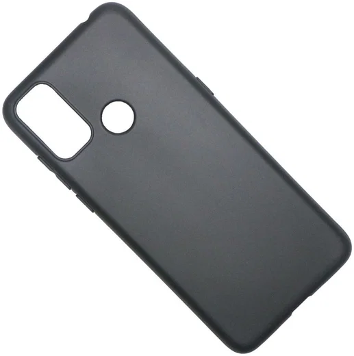 Alcatel 1S / 3L (2021) Hoesje Dun TPU Matte Back Cover Zwart afbeelding 4