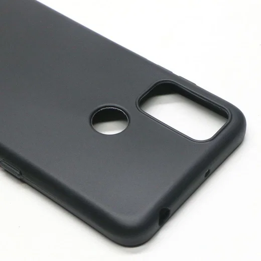 Alcatel 1S / 3L (2021) Hoesje Dun TPU Matte Back Cover Zwart afbeelding 7