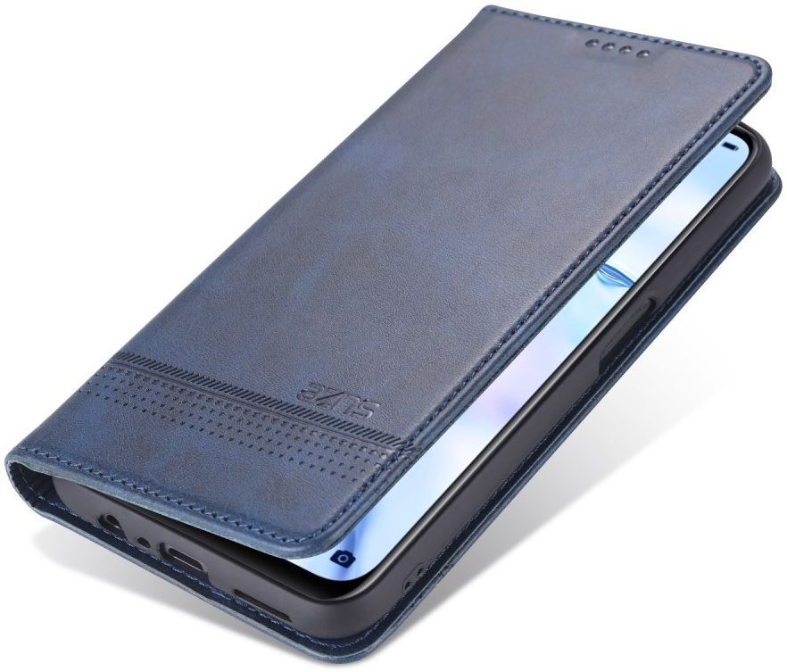 AZNS Oppo A74 5G Hoesje Portemonnee Book Case Kunstleer Blauw afbeelding 1