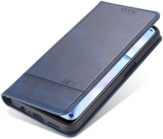 AZNS Oppo A74 5G Hoesje Portemonnee Book Case Kunstleer Blauw afbeelding 1