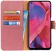 Oppo A54 5G / A74 5G Hoesje Portemonnee met Drukknoop Sluiting Roze afbeelding 1