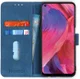 KHAZNEH Oppo A54 5G / A74 5G Hoesje Retro Wallet Book Case Blauw afbeelding 1
