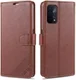 AZNS Oppo A74 5G Hoesje Portemonnee Book Case Bruin afbeelding 8