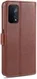 AZNS Oppo A74 5G Hoesje Portemonnee Book Case Bruin afbeelding 4