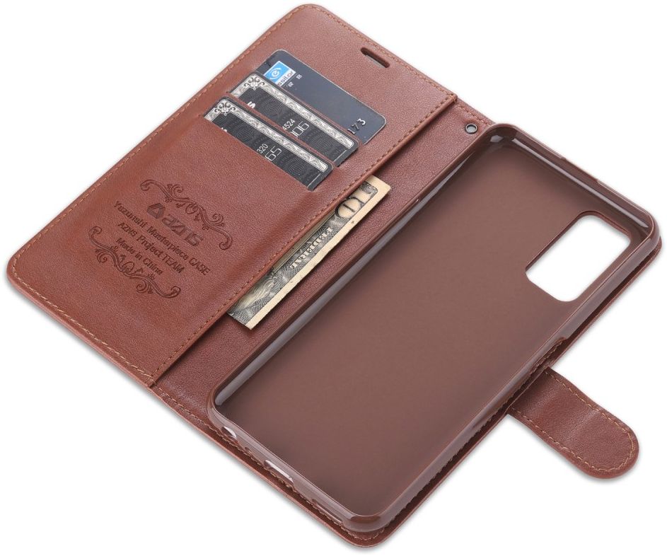 AZNS Oppo A74 5G Hoesje Portemonnee Book Case Bruin afbeelding 7