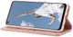 LC.IMEEKE Oppo A54 5G / A74 5G Hoesje Book Case Kunst Leer Roze Goud afbeelding 3