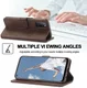 LC.IMEEKE Oppo A54 5G / A74 5G Hoesje Book Case Kunst Leer Bruin afbeelding 7