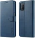 LC.IMEEKE Oppo A54 5G / A74 5G Hoesje Book Case Kunst Leer Blauw afbeelding 4