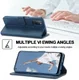 LC.IMEEKE Oppo A54 5G / A74 5G Hoesje Book Case Kunst Leer Blauw afbeelding 7