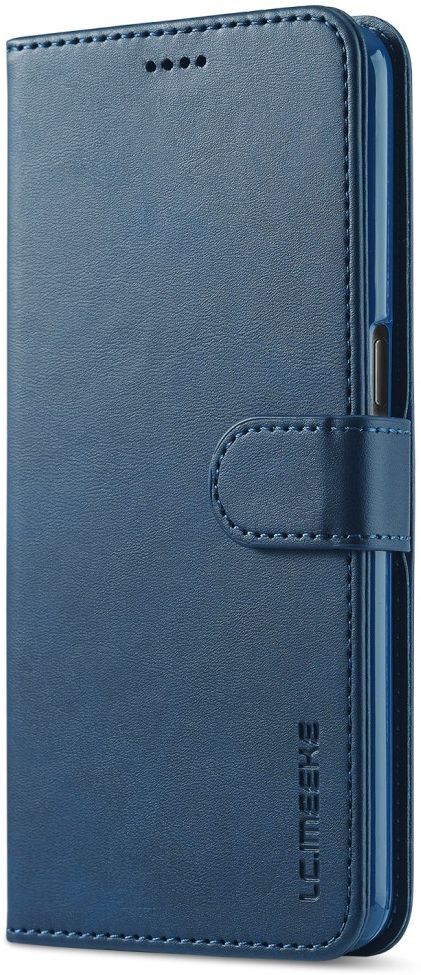 LC.IMEEKE Oppo A54 5G / A74 5G Hoesje Book Case Kunst Leer Blauw afbeelding 1