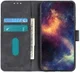 KHAZNEH Oppo A74 4G Hoesje Hoesje Retro Wallet Book Case Zwart afbeelding 1