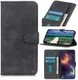 KHAZNEH Oppo A74 4G Hoesje Hoesje Retro Wallet Book Case Zwart afbeelding 10