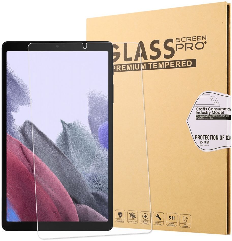 Samsung Galaxy Tab A7 Lite Screen Protector Arc Edge Tempered Glass afbeelding 1