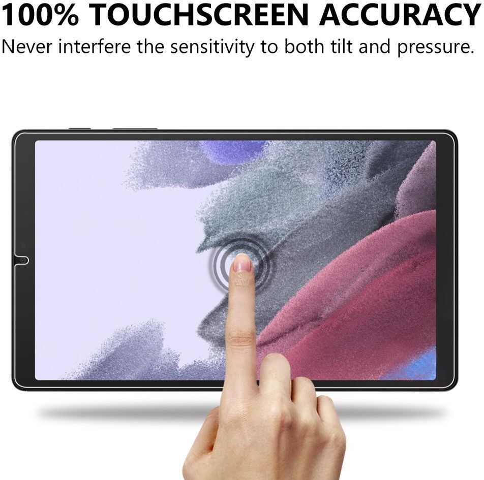 Samsung Galaxy Tab A7 Lite Screen Protector Arc Edge Tempered Glass afbeelding 4