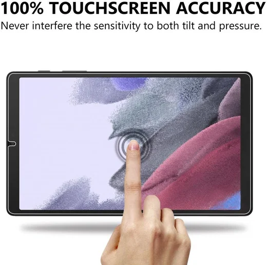 Samsung Galaxy Tab A7 Lite Screen Protector Arc Edge Tempered Glass afbeelding 4