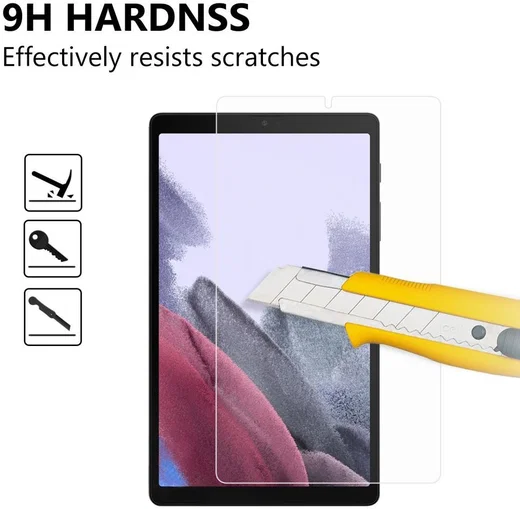 Samsung Galaxy Tab A7 Lite Screen Protector Arc Edge Tempered Glass afbeelding 5